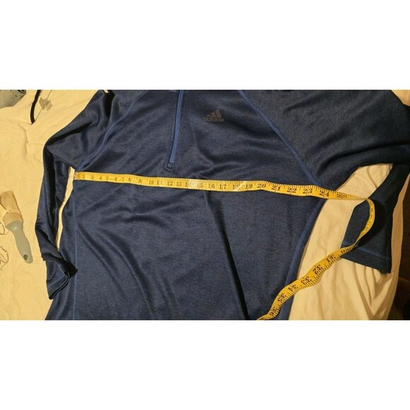 Adidas Top Climalite Quarter Zip Pullover Mens Size XL activewear preppy golfing - Picture 4 of 8